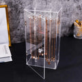 Custom clear Counter Rotating Acrylic Hook Jewelry Display Stand Pmma Pendant Display Organizer Holder