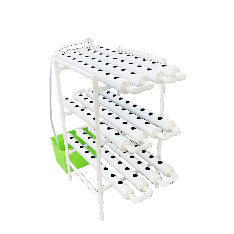 Small Family Agricultural Greenhouse Fully Vertical Indoor NFT Hydroponic System Factory Direct Supply