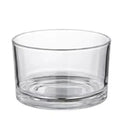 Wide Mouth clear Glass Candle Jars Candle Containers with Bamboo Lid Wholesale