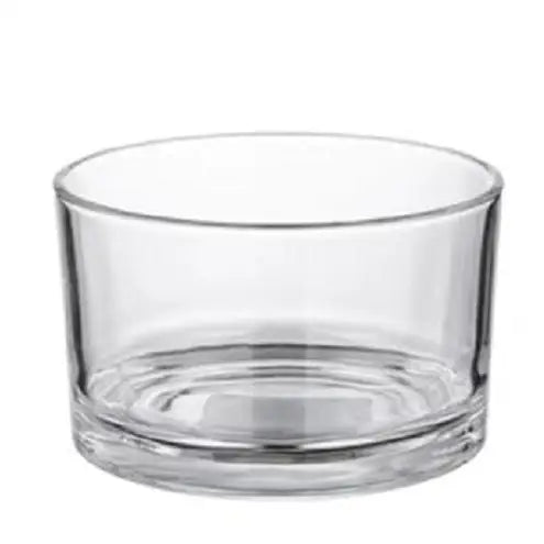Wide Mouth clear Glass Candle Jars Candle Containers with Bamboo Lid Wholesale