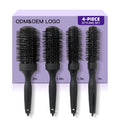 Professional Salon Tool Round Ceramic Round Hair Brush for Blowing Dry Salon Curly Hair Roller Comb for Hair Professional