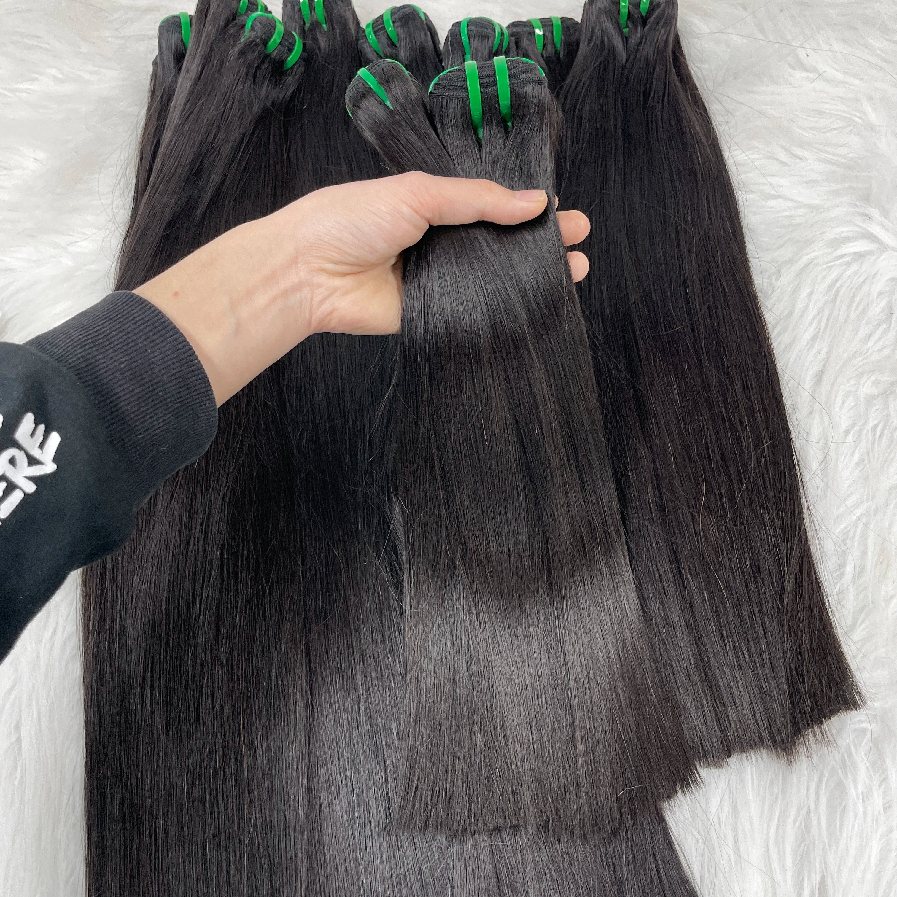 Raw Vietnamese Human Hair Single Donor Cuticle Aligned Cambodian Raw Bone Straight Vietnamese Hair Wholesale Vendors