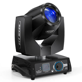 U`King 230W 7R Beam Moving Head Lights 17 Gobos 14 Colors Stage Light DMX512 DJ Light for Wedding Event DJ Party Stage Lighting