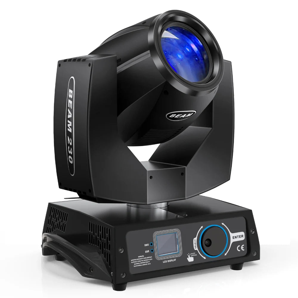 U`King 230W 7R Beam Moving Head Lights 17 Gobos 14 Colors Stage Light DMX512 DJ Light for Wedding Event DJ Party Stage Lighting