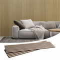 Sound Proofing Custom Color Real Wood Veneer MDF 3D Wall Panel Wood Slat Acoustic Panels