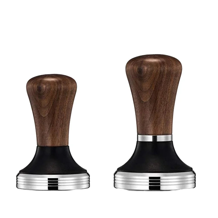 Custom Logo 51 53 58mm Espresso Tamper Coffee Tamper 58mm Standard Series Coffee Press Tool  with Adjustable Wooden Handle