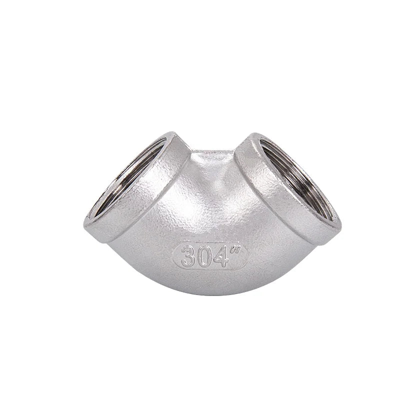 1/2" Female Bsp X 1/2" Female Bsp Elbow 90 Degree Stainless Steel Ss 304 Threaded Pipe Fittings