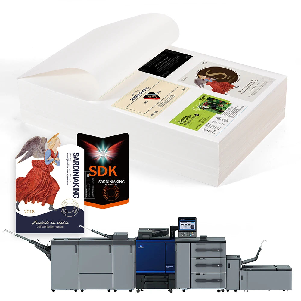 Professional Chinese Self Adhesive Sticker Paper Manufacturer A3 Gumming Sticker Sheet Suitable for Laser Printers