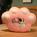 Wholesale Cute Lovely Big Small Cat Paw Pocket Pillow Oem Soft Stuffed Animal Custom Plush Toys