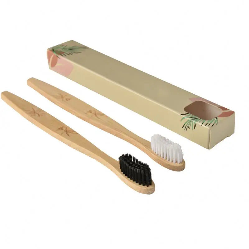 Best Selling Biodegradable Bamboo Toothbrush Free Sample Natural Soft Bristle Disposable Toothbrush