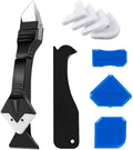 Silicone Scraper5 in Silicone Scraper Glue Caulk Rubber Glue Scraper Beauty Sewing Tool3 In1Silicone CaulkingTools Grout Removal