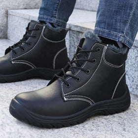 GUYISA for Brand Work Winter High Heels Steel Toe Safety Shoes & Industrial Boots Unisex