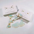 HZ Best Wholesale Facial Jade Roller Massage OpaliteRoller Gua Sha Set