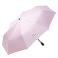 Umbrella Advertising Print Logo 3 Fold Black Glue Fully Automatic Protection Umbrella Sun Rain Dual Purpose Folding Umbrella