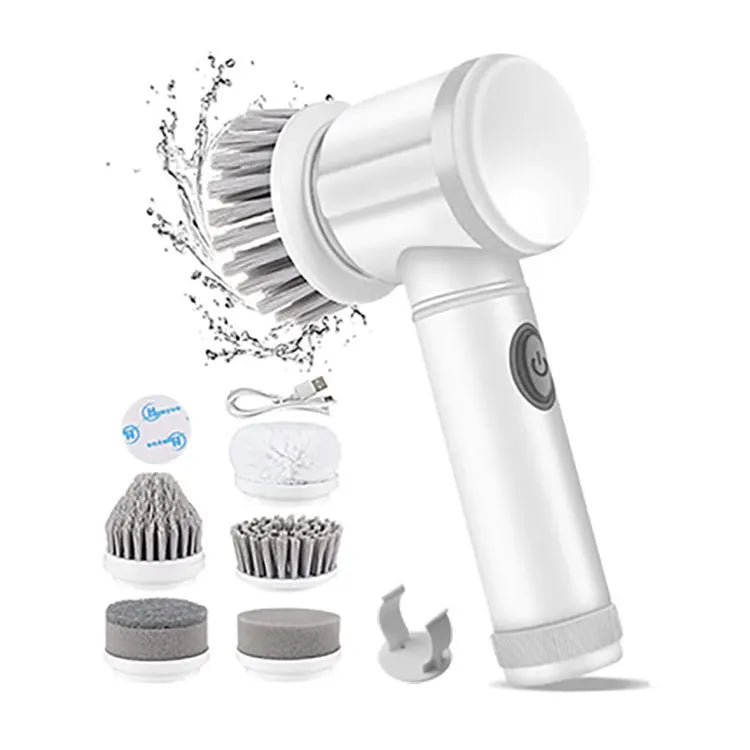 Home Multi-Functional Kitchen Bathroom Wireless Electric Cleaning Brush Handheld Toilet Tool for Dead Corner Bowl Shoe Cleaning