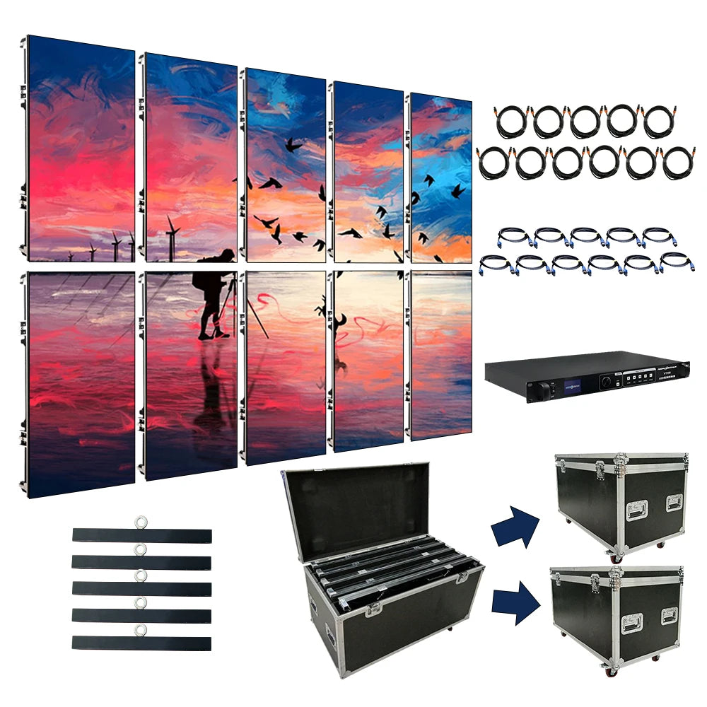 RAYBO LED P3.91 Smd Outdoor Indoor Stage Background Party Event Hanging Auditorium Rental Led Video Display Panel Module Screen