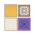 Custom Printed Silk Scarf 70X70CM square Dot Designs Other Ladies Scarfs for Women Stylish