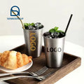 Customize Logo Vacuum Insulated Stainless Steel Drinking Cups Coffee Juice Mug Copper Plated Moscow Mule Mug Beer Cup Water Cups