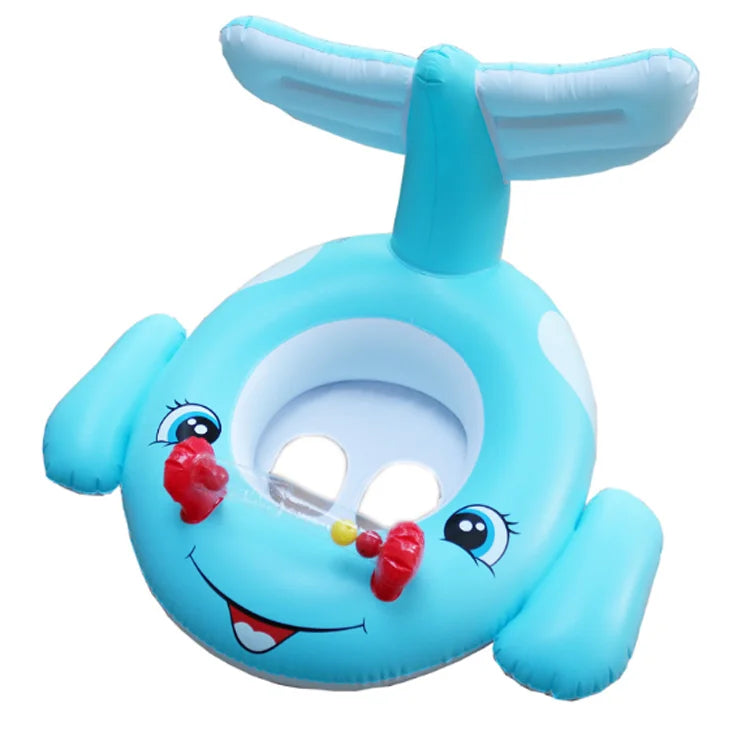 Kid Little Whale Swimming Seat Ring Kids Swimming Seat Circle