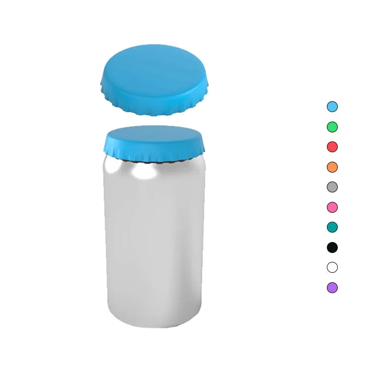 2025 Silicone Soda Can Lid Round Soft Dustproof Resealable Beverage Can Cap Cover  for Sale