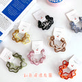 ShanHai 4PCS/lot Women Girl Fashion High Elastic Hair Band Tie Rope Ring Headwear Hair Accessories Ornaments Scrunchies
