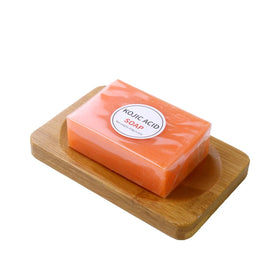 Wholesale Natural Organic Handmade Bath Facial Soap Glycerin Niacinamide Skin Lightening Whitening Kojic Acid Soap for Face Body