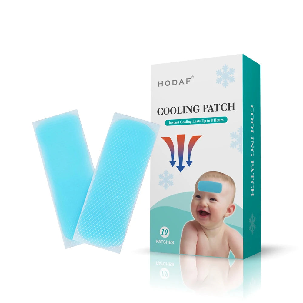 Refreshing Forehead Cooling Gel Patch Baby Fever Soothing Pads Cooling Sheets Instant Cooling Pads