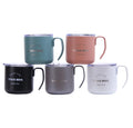 Double Wall Stainless Steel Coffee Mug 350ml Portable Termo Cup Travel Tumbler Coffee Jug Milk Tea Cups Double Office Water Mug