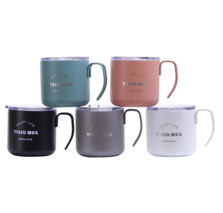 Double Wall Stainless Steel Coffee Mug 350ml Portable Termo Cup Travel Tumbler Coffee Jug Milk Tea Cups Double Office Water Mug