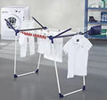 Gullwing Style Folding Clothes Drying Rack Metal Clothes Dryer Rack Clothes Stand Hanger With Wings