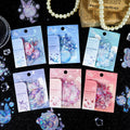 10 Sheets Per Pack Sticker Pack Phantom Butterfly Bubble Series Light Vintage Die-cut Handbook Decoration Material 6 Models