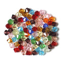 Wholesale 6mm 8mm 10mm Crystal Beads Loose Diamond Shaped Glass Beads for Diy Jewelry