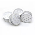 Hollow Hole Lid 60g Empty Aluminum Candle Jar Aromatherapy Tin Metal Box 60ML Cosmetic Cream Air Freshener Metal Pot 2oz
