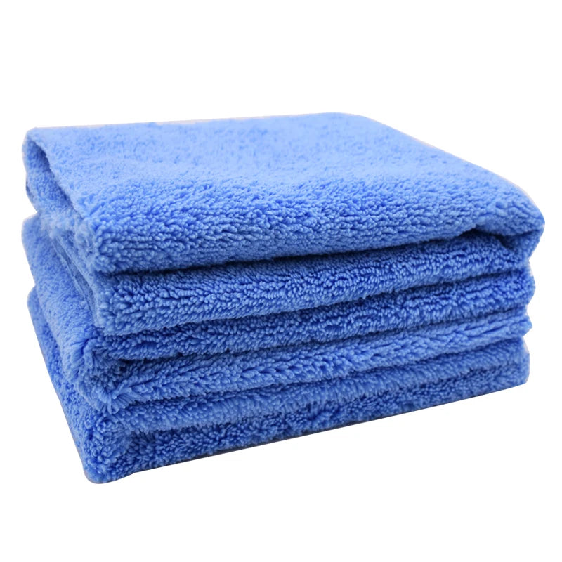 400gsm 40x40 Microfiber Car Cleaning Cloth Eco-Friendly Edgeless Drying Wash Towel for Kitchen Window Floor Use Square Shape