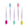 Custom Logo Mini Exfoliating Lip Brush Automatic Double-Sided Silicone Soft Lip Brush Applicator Wand Tool Set Lip Scrub Brush