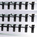 Free Sample Metal Steel Plastic Retail Display Hooks Hanger Metal Slatwall Hook Supplier Cardboard Waterfall Hook