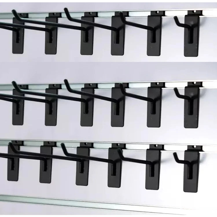 Free Sample Metal Steel Plastic Retail Display Hooks Hanger Metal Slatwall Hook Supplier Cardboard Waterfall Hook