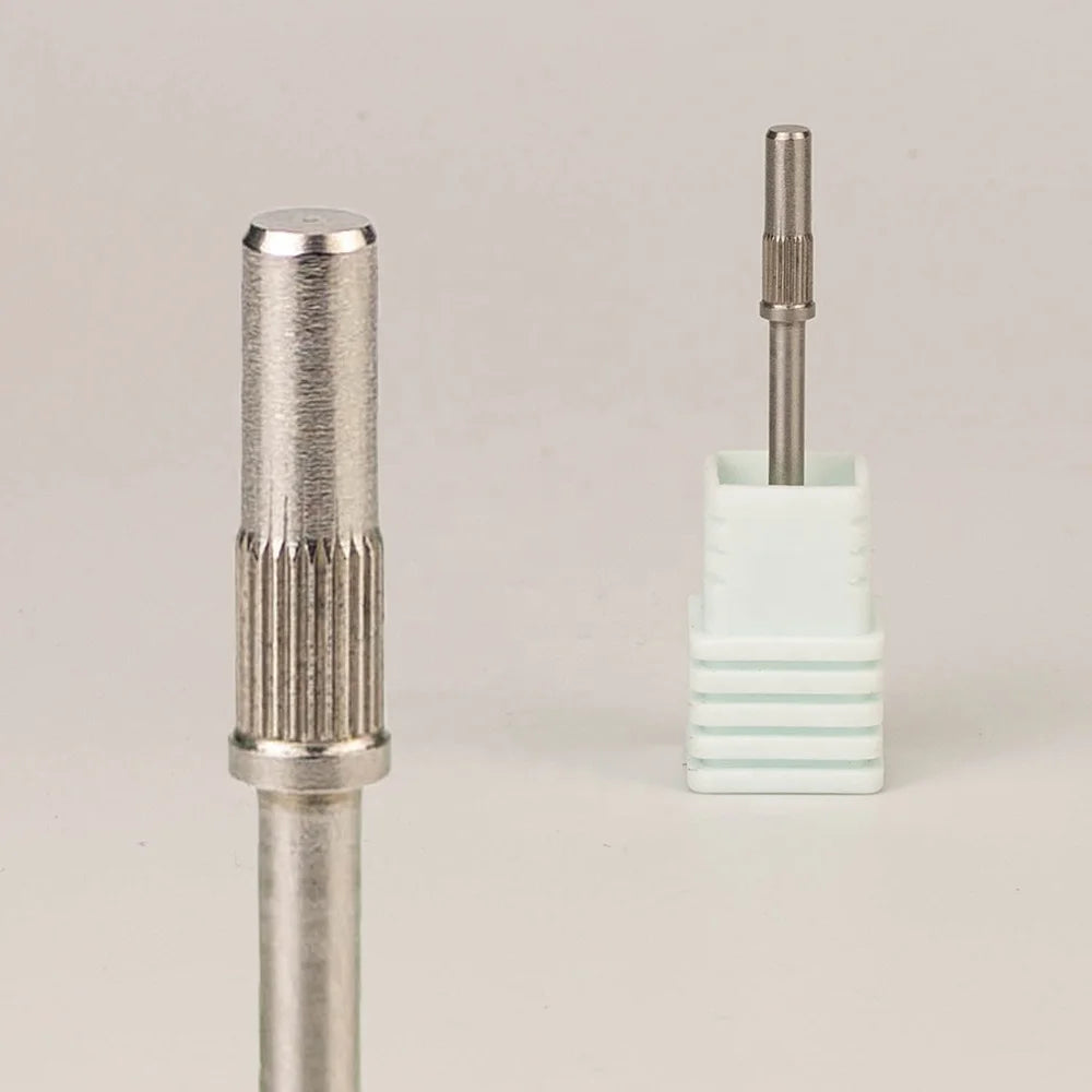 3/32" Electric File Stainless Steel Silver Skinny Slim 3.1mm Small Mini Mandrel Bit for Nail Sanding Bands