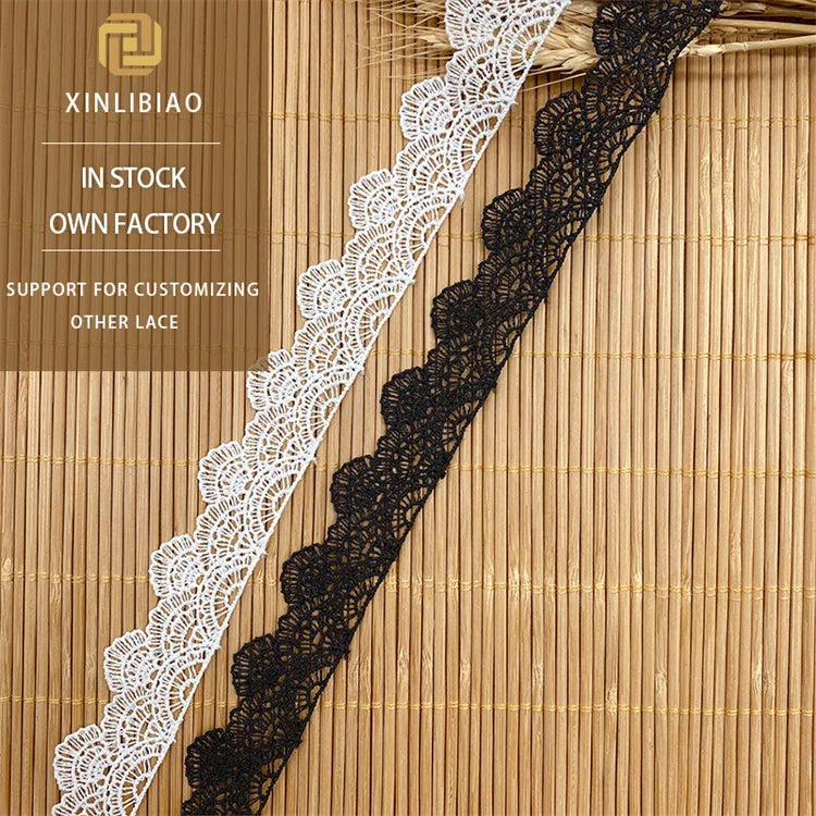 Newly Designed Clothing Features Lace Trim Made of Water-soluble Polyester Lace and Multi-color Embroidered Lace.