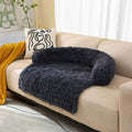 Wholesale Dog Bed Soft Fluffy Plush Dog Blanket Mat for Sofa  Couch Pet Furniture Protector With Washable Cover Anti slip Bottom