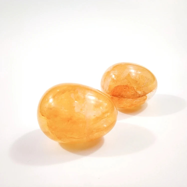 HY Wholesale Citrine Yoni Egg Kegel Exerciser Stone for Sale Crystal Crafts