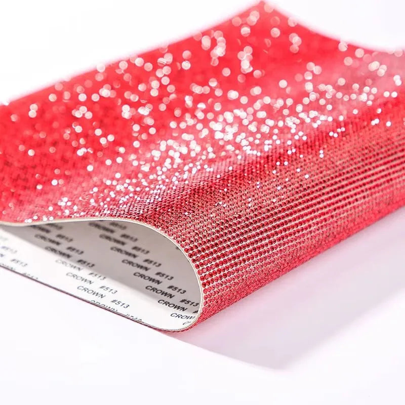 12*20CM Rhinestones Sticker Self Adhesive Car Decoration Glitter Gem Art Crafts DIY Phone