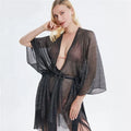 Hotsale Summer Women Sexy Solid Bikini Polyester Cover up Kaftan Dress Swim Bathing Suit Beach Multi Wear Dresses with 16 Colors
