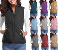 Women Light Warm Vest Jacket Autumn Winter Out Wear Sleeveless Coats Classic Solid Color Coat Fashion Female Waistcoat Tops