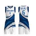 Professional Breathable Plus Size Short Sleeve Printed Basketball Jerseys Sets Custom Team Names 100% Polyester