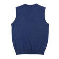 Plain Color Knitted Short Sleeve Men's Sweaters Vest Custom Knitted V Neck  Pure Cashmere Turn Down Collar Pullover Vest Sweater