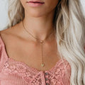 Wholesale Cheap Double Silver Gold Heart Toggle Necklace