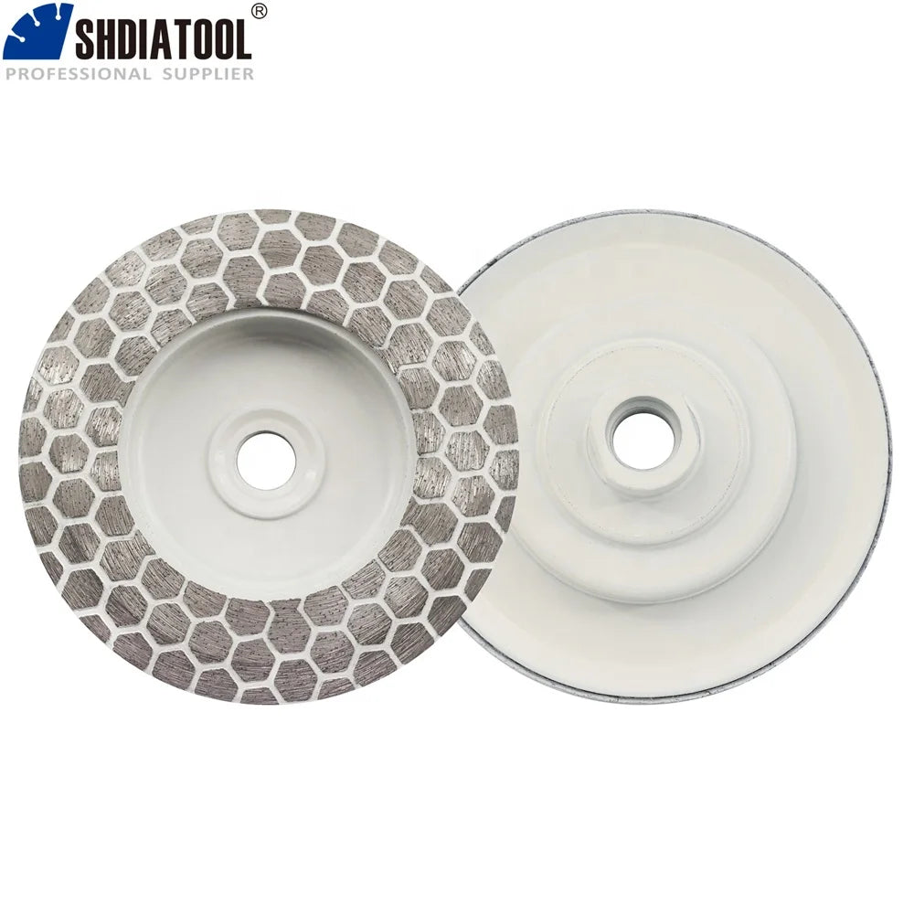 4inch Thickened Diamond Bowl Grinding Angle Grinder Floor Grinding Disc Polishing Disc Grinding Wheel for Ceramic Porcelain Tile