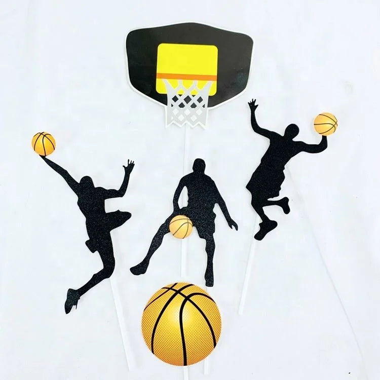 Basketball Theme Cake Toppers Birthday Party Decoration