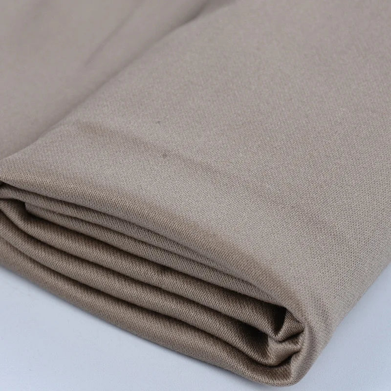 Factory Direct Sale Cotton Stretch 32S Satin Fabric for Pants Cotton Fabric